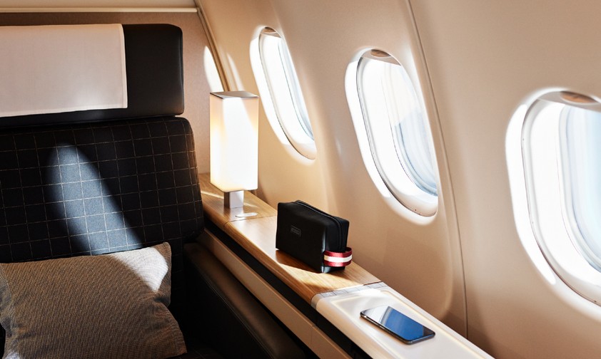 Sitz in der aktuellen First Class von Swiss in einem Airbus A340: Ablösung in Sicht.