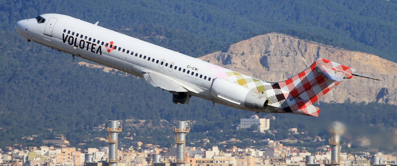Boeing 717 von Volotea über Mallorca: Künftig in den USA im Einsatz?