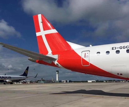 Embraer E195 von Great Dane Airlines: Alle Flüge gestoppt.