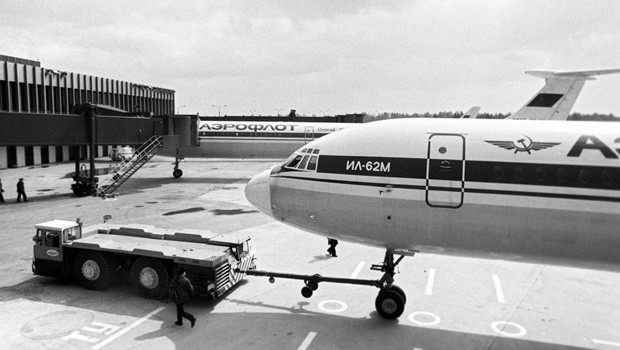 Die Aeroflot-Maschine flog tief über eine militärische Radar-Station.
