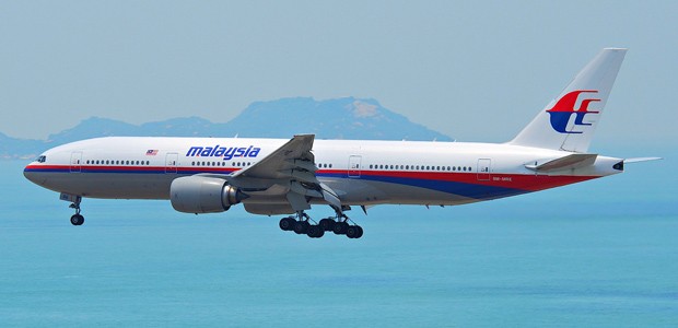 Boeing 777 von Malaysia Airlines: Funksignal verloren.