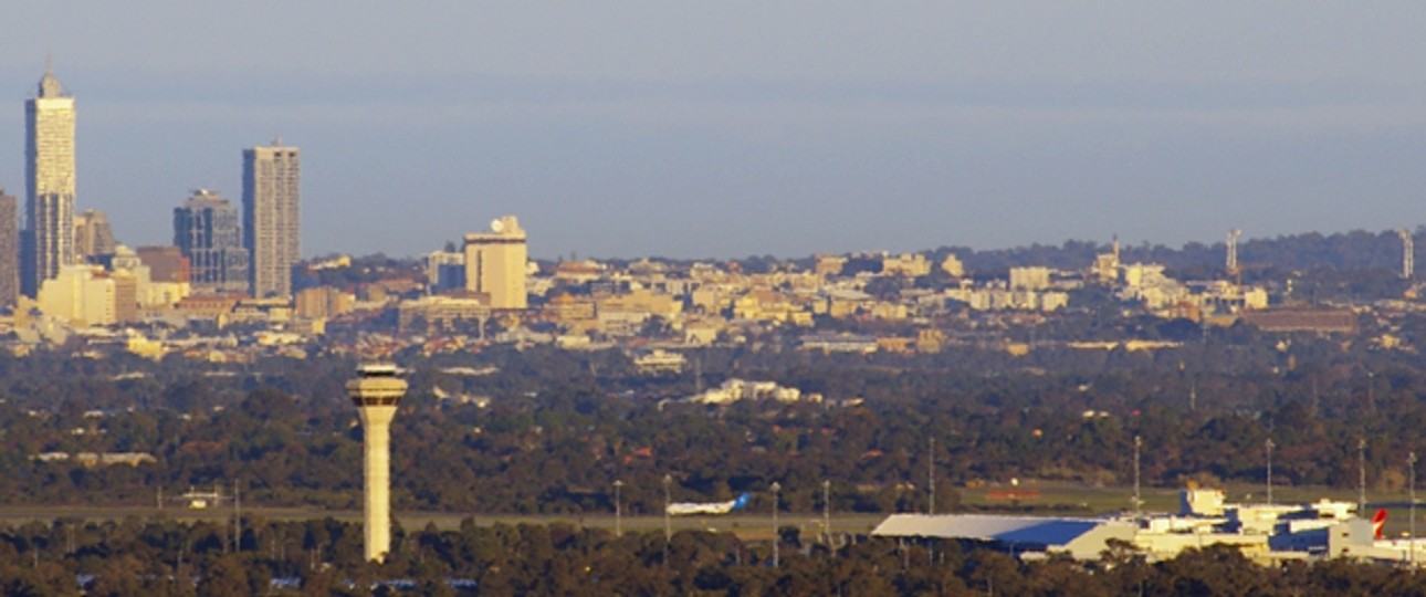 Flughafen Perth: Die australische Luftfahrt ist den USA zu unsicher.