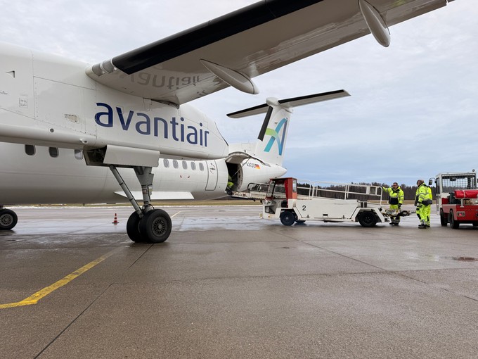 Noch fliegt Avanti Air mit ihrer Lackierung, aber ...
