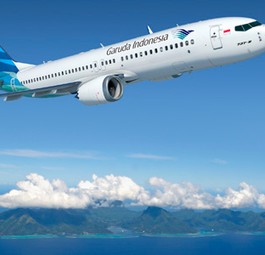 Boeing 737 Max-8 in den Farben von Garuda: Die Airline setzt seit jeher auf das Modell.