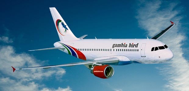 Airbus A319 von Gambia Bird: Die Airline darf nicht mehr nach Großbritannien.