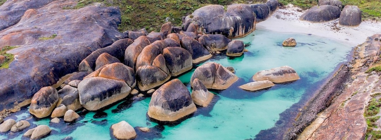 Southern Forests Elephant Rocks Aerial 