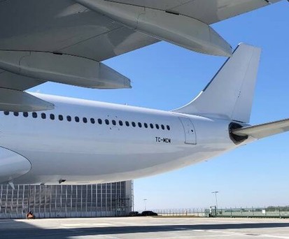 Airbus A330 mit dem Kennzeichen TC-MCM: Wird zum Frachter umgebaut.