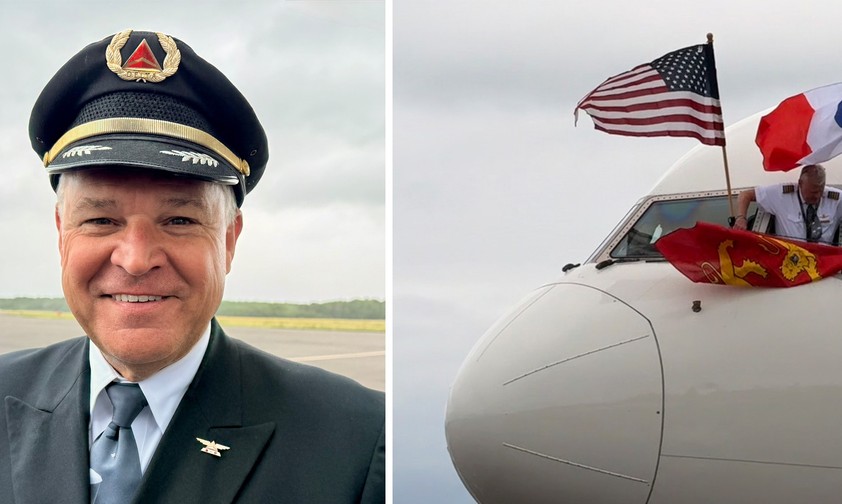 Kapitän Jim Butterworth, Boeing 767 von Delta nach der Landung in Deauville: Akribische Planung nötig.