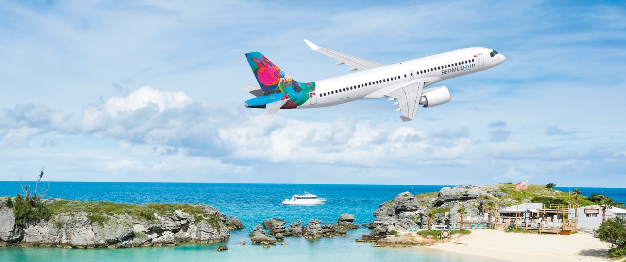 Bermudair bestellt bei Airbus 10 Airbus A220.