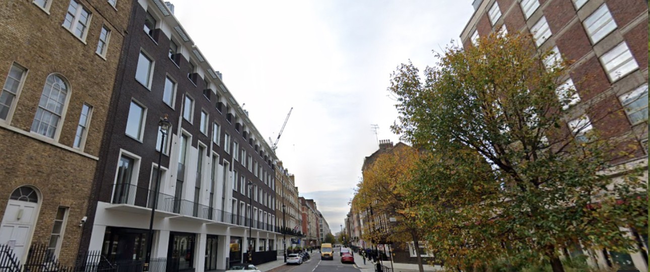 Seymour Street in London: Im Backsteingebäude mit den weißen Säulen links sitzt der neue Mehrheitseigentümer von Condor.