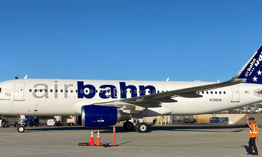 Airbus A320 von Airbahn: Macht sich bereit für den Start.