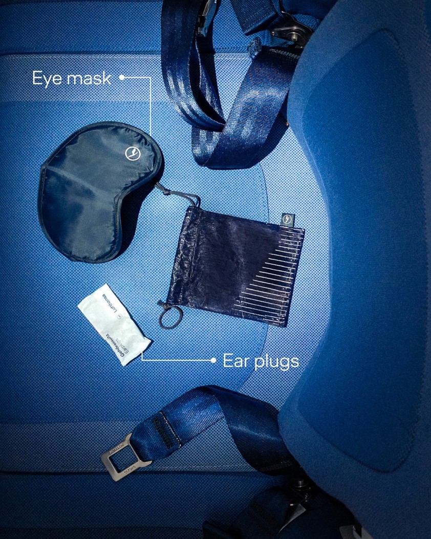 Das Economy-Class-Amenity Kit: Neu bei Lufthansa.