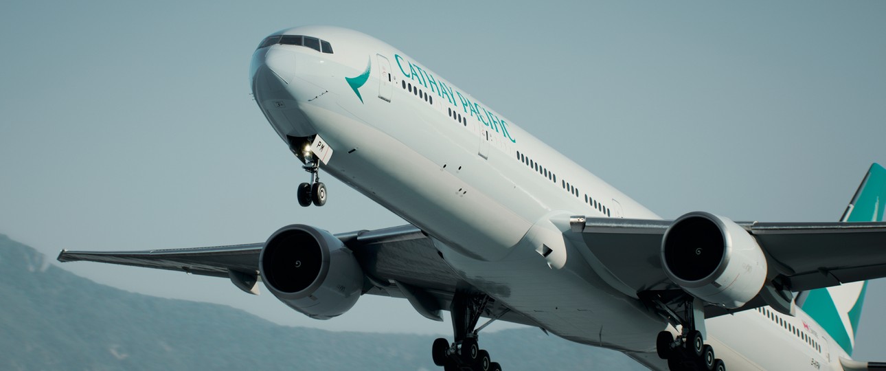 Boeing 777 von Cathay Pacific: In solch einem Jet geschah der Vorfall.