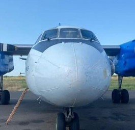 Die Antonov An-26 nach der Rückkehr nach Juba: Die Maschine, ...