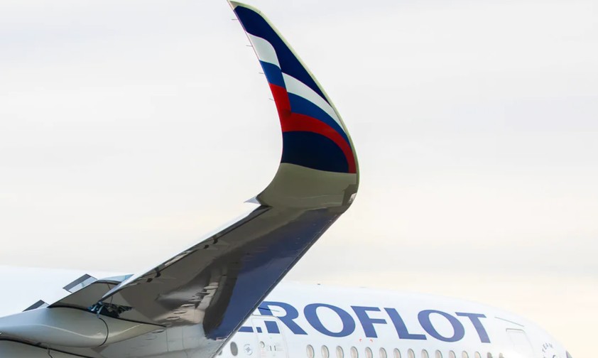 Aeroflot-Winglet: Die Airline spürt die Sanktionen.