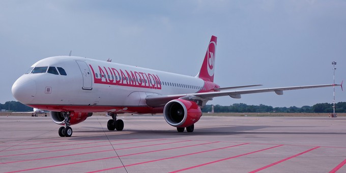 Die Lackierung von Laudamotion erinnerte an Air Berlin.