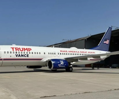 Das Trump-Vance-Flugzeug: Die Boeing hat eine Air-Berlin-Vergangenheit.