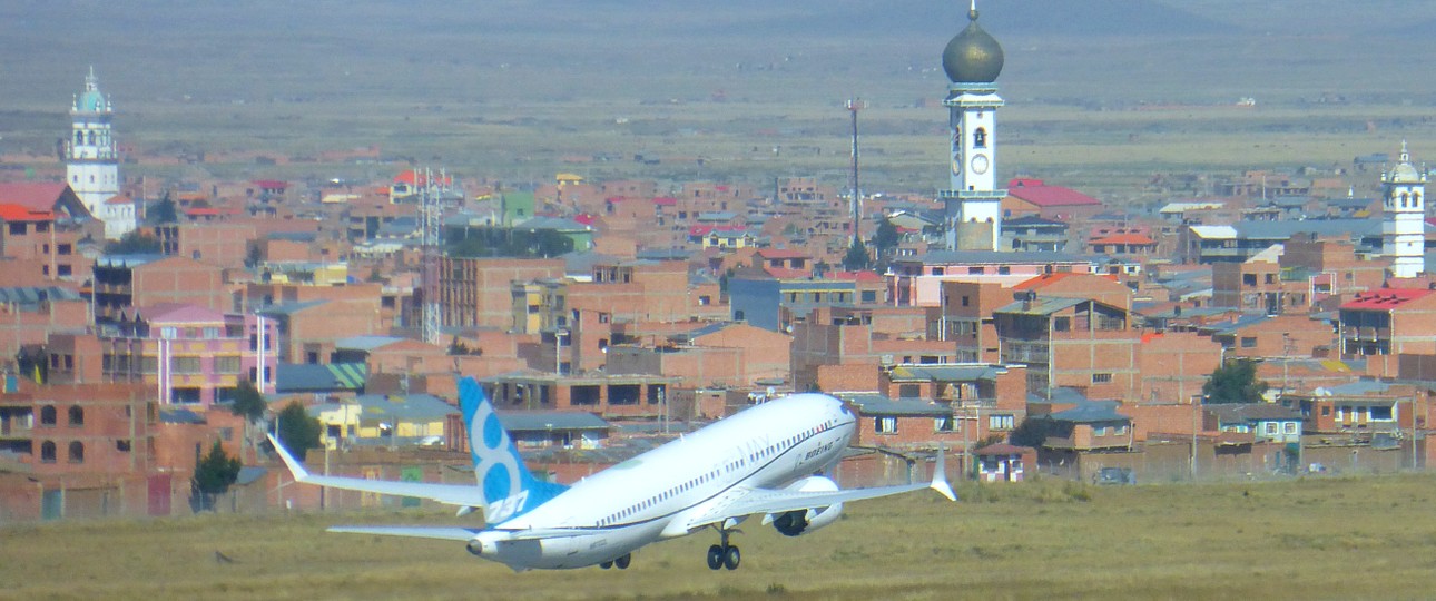 Boeing 737 Max bei einem Testflug 2016 in Bolivien: Wer wusste was?