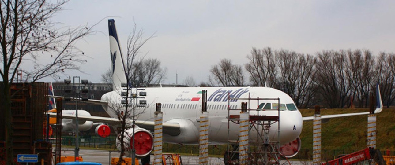 Neuer Airbus A321 von Iran Air: Er wird bald im Iran fliegen.