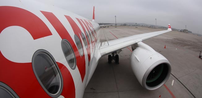 C-Series CS100 von Swiss: United war das Modell zu groß.