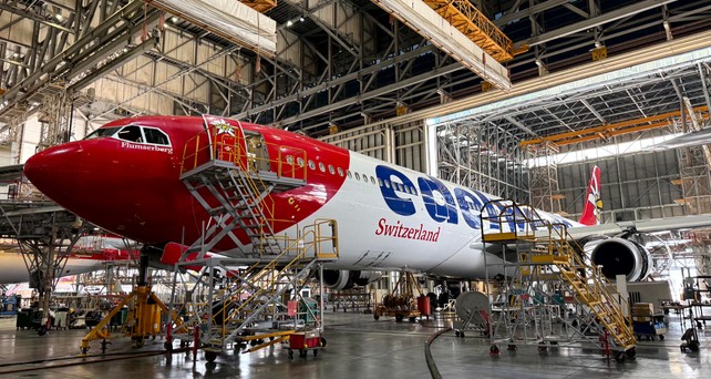 Airbus A340 HB-JMC: Nicht mehr lange im Einsatz - aber topfit