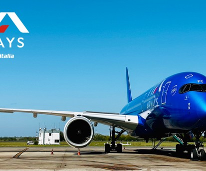 Einbindung: «ITA Airways, inspired by Alitalia».