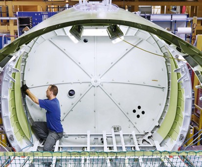 Ruag baut Rumpfsektionen für Airbus' A320-Familie: Rund 30 Prozent Rückgang.