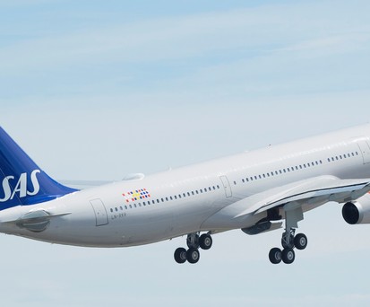 Airbus A330-300: Mit diesem Modell fliegt SAS von Kopenhagen nach Los Angeles.