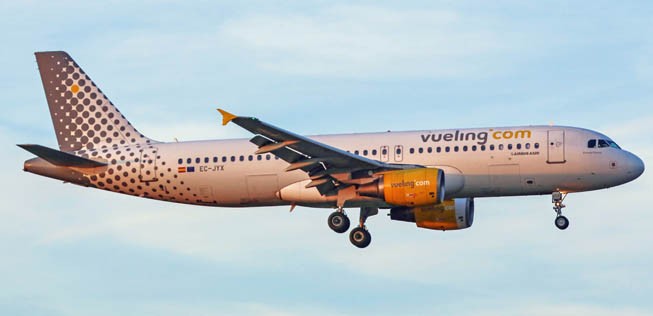 Airbus A320 von Vueling: Bald noch öfter in Zürich.
