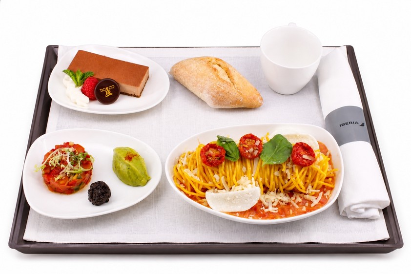 Ein neues Menü der Business Class: Iberia wertet das Angebot auf.