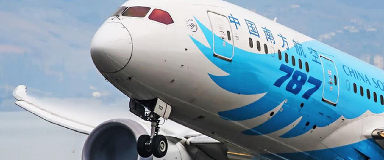 Boeing 787 Dreamliner von China Southern: Chinesische Airlines drängen in die Welt.
