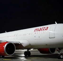 Airbus A320 Neo von KM Malta Airlines: Solch ein Jet wurde besudelt.