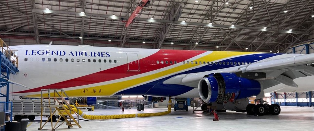 Airbus A340-300 von Legend Airlines: Die Airline scheint am Ende.