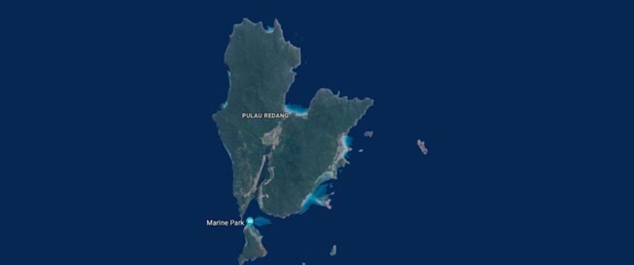 Redang Island: Makellos blaues Meer.