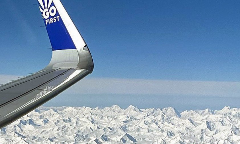 Winglet eines Airbus A320 Neo von Go First: Zu wenige Jets in der Luft.