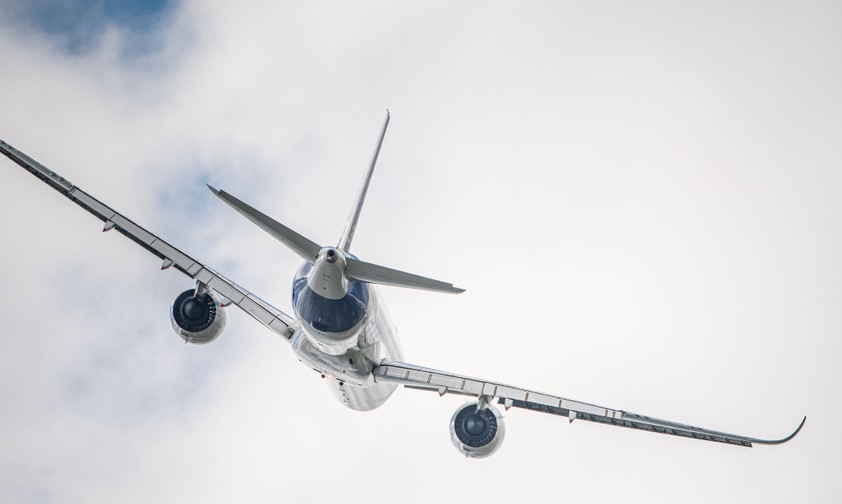 Der Airbus A350-1000 mit dem Kennzeichen F-WMIL: Vorschau auf den A350 F.