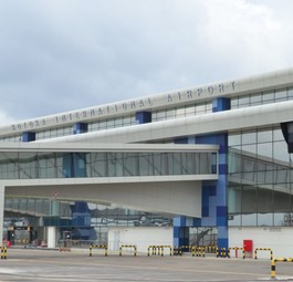 Kotoka Intarnational Airport: Wer ankommt muss geimpft sein – und gesund.