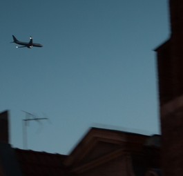 Silhouette einer Boeing 737: Privatjet aus Dubai derzeit oft in Tel Aviv.