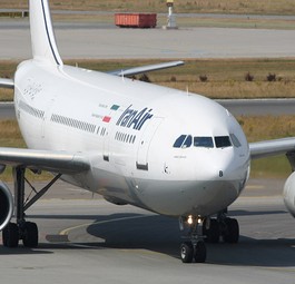 Airbus A300 von Iran Air: In einem solchen Flieger verbrachten die Reisenden die Nacht.