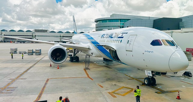 Boeing 787 von El Al: In Frankreich gibt es Probleme.