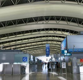 Kansai International Airport: Beim Gepäck vorbildlich.