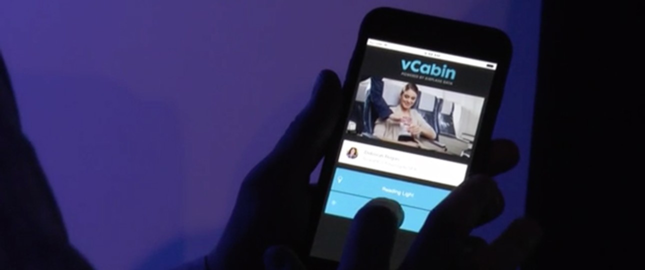 V-Cabin soll es Passagieren ermöglichen, fast alles über ihr eigenes Smartphone zu steuern.
