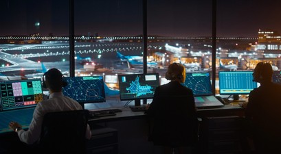 Fluglotsen in einem Tower: Ein anonymer Fluglotse wehrt sich gegen das Dauerbashing von Ryanair.