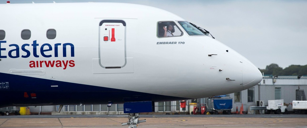 Embraer E170 von Eastern Airways: Zwei gehören heute noch zur Flotte.