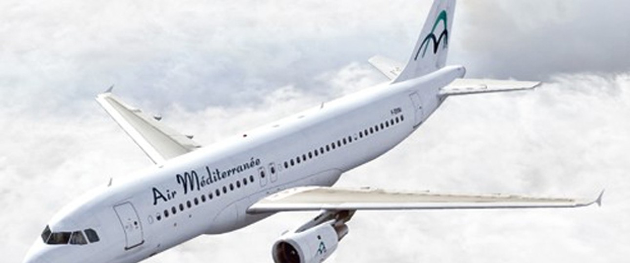 Mschine von Air Méditerranée: Turbulente Zeiten.