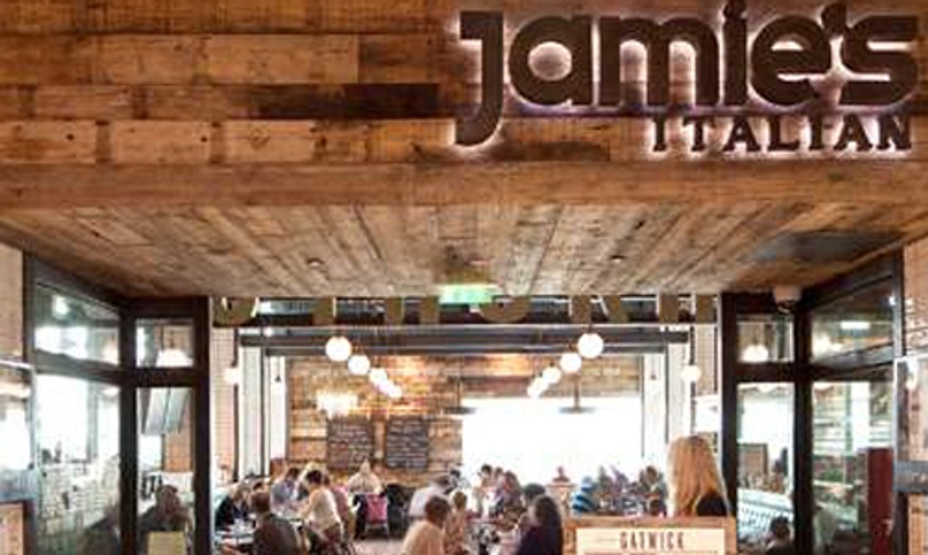 Jamies Italian in Gatwick: Bald auch in Deutschland und der Schweiz.