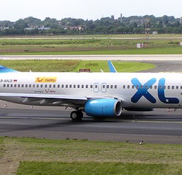 Boeing B737-800 von XL Airways: Erst einmal am Boden.