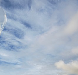 Wetterballon von Windborne: Sorgte für Schaden an der Boeing 737 Max von United.