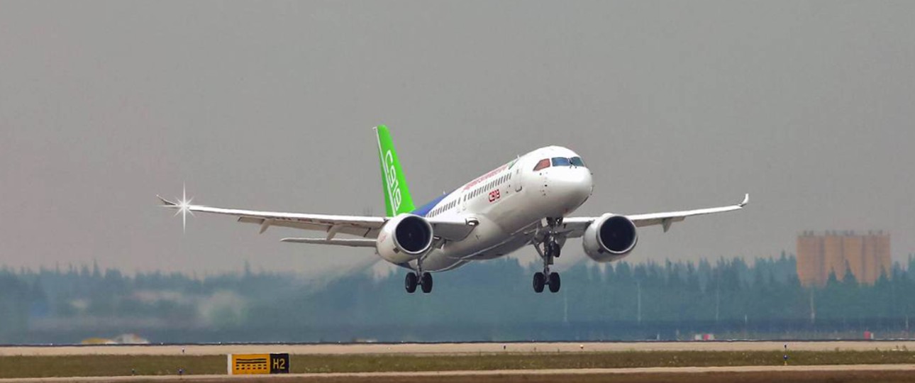 Eine Comac 919: Die Hainan Airlines Group hat 60 Maschinen bestellt.