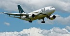 Airbus A310 von PIA. Von Unbekannten beschossen.